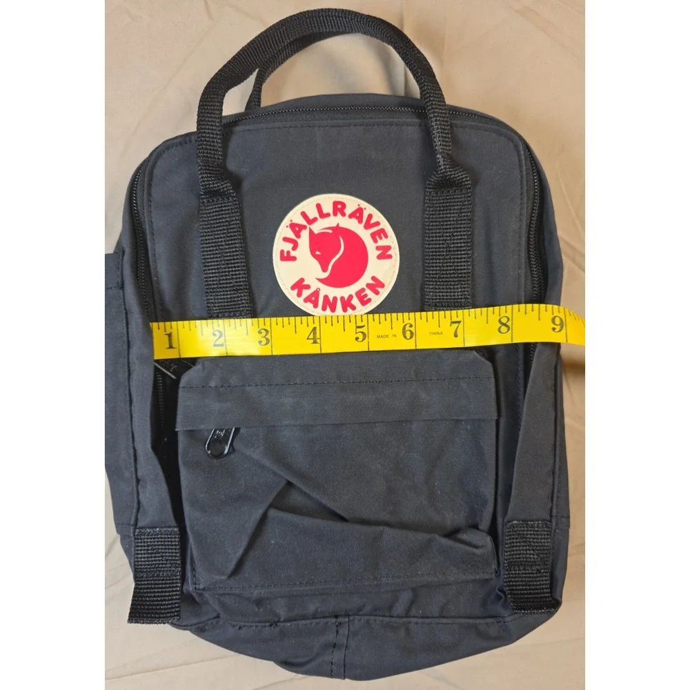 Fjallraven Kanken Mini Backpack Black Travel School EDC Festival Bag 23561
